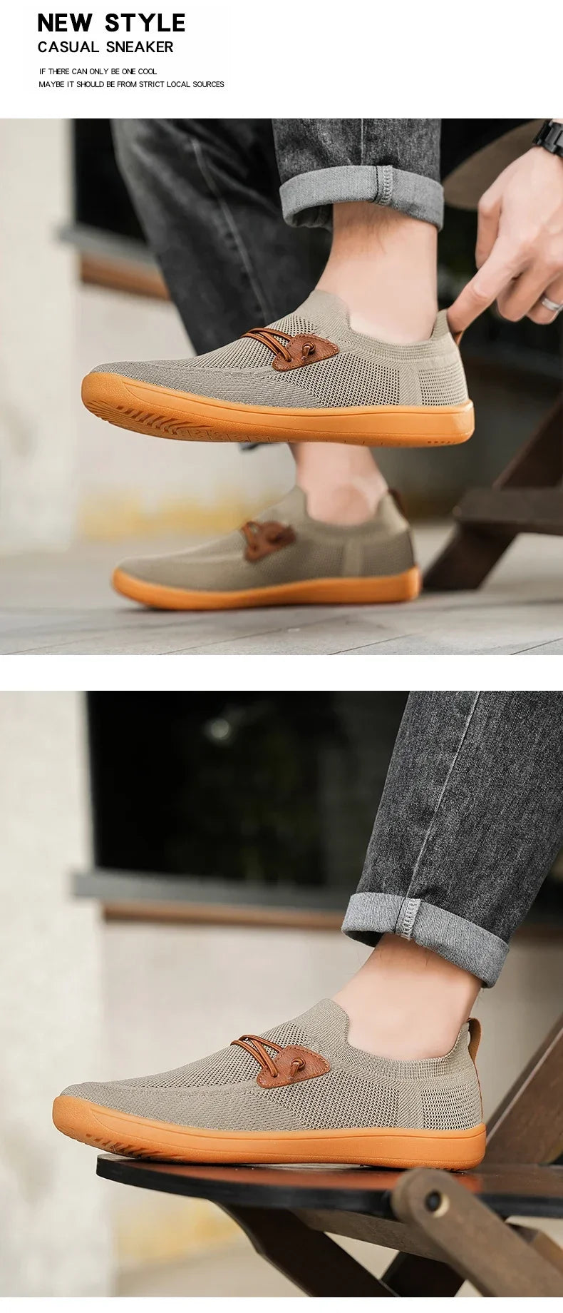 Pantofi sport casual pentru bărbați, minimalisti | Talpă fără căderi | Pantofi de mers în aer liber, respirabili, antiderapanți, mocasini, pantofi de șofat pentru bărbați, 2025