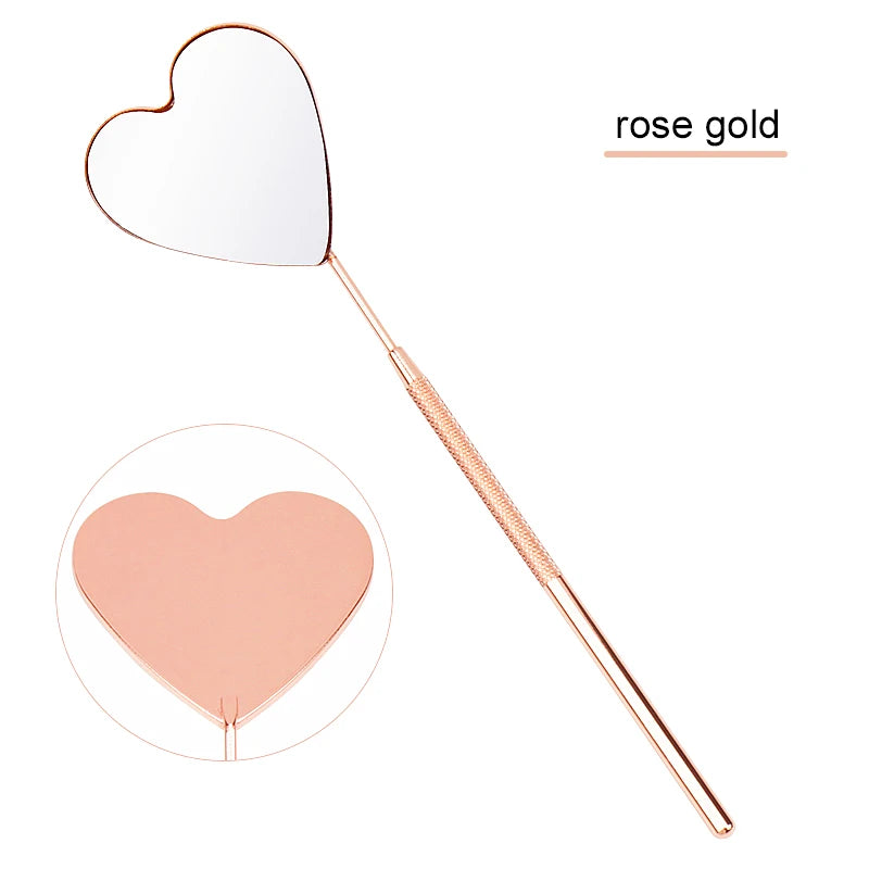 LashPro Mondspiegel Abnehmbar - Edelstahl 10cm Wimpern