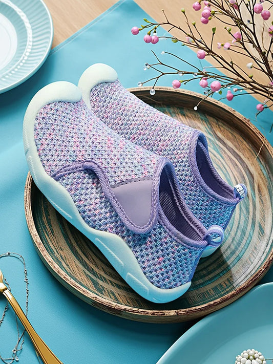 Mädchen Casual Sneaker 2025 - Innen Außen Rutschfest Atmungsaktiv Weiche Sohle - Frühling Sommer Herbst Vielseitig