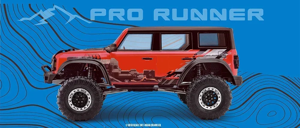 NEW RGT EX86130 PRO RUNNER 4X4 RTR 1/10 RC Simulated Electric Remote Control Model Car ROCK Crawler Adults Children's Toys
