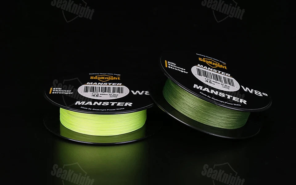 SeaKnight Brand W8 II Series Fishing Line 8 Strands 500m 300m anti-UV anti-saltwater Coating, Multifilament PE Line Braided Wire