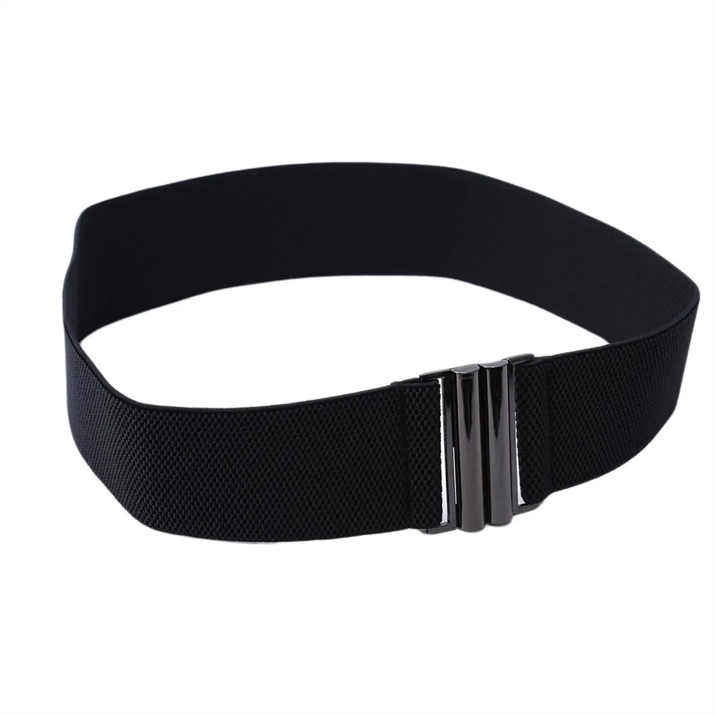 Women Elastic Belt Simple Solid Color Down Coat Waist Belts Female High Quality Elegant Lady Buckle Cummerbands Waistband Corset