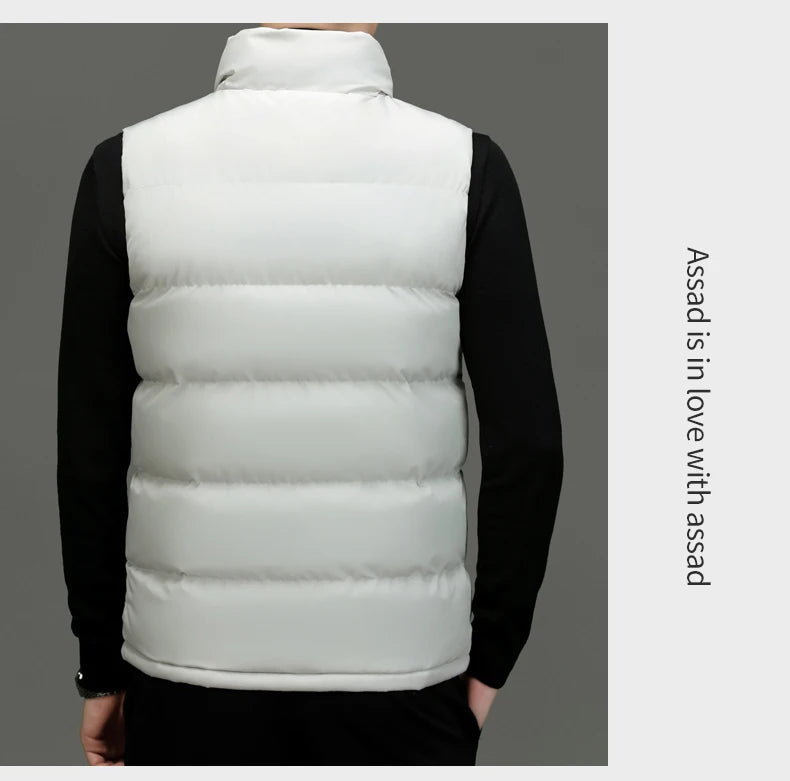 CN Fujian Daunenweste Standkragen Winddicht - Füllung Daunen/Baumwolle, Größe M, Wärmeleistung Hoch