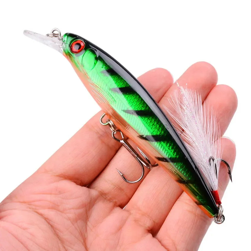 AOracle Laser Minnow Schwimmköder - 11cm 13g 0.6-1.8m