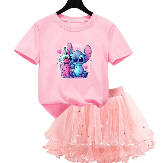 Mädchen-Disney-Set 2025: Lilo & Stitch Tutu-Kollektion - Licensed Character Collection