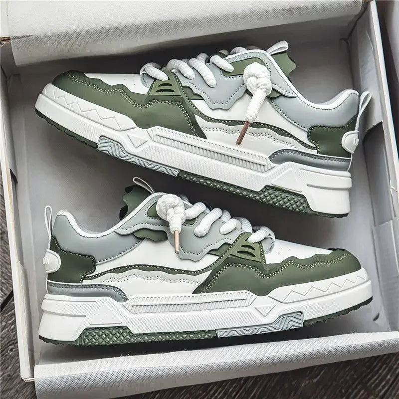 New Shoes Men Spring Male Sneakers Sports Korean Fashion Skateboard Chunky Sole Casual Men's Sneakers Running Brethable Trainers