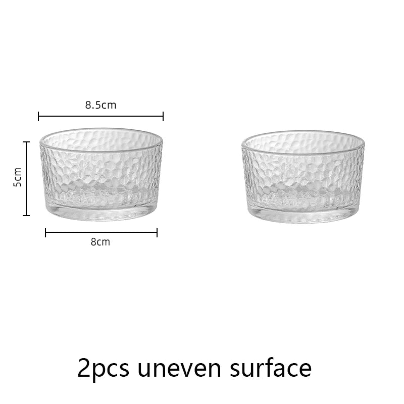 YWDL Mini Glas Schalen Set Eco Freundlich - 2/4 Stk 250ml