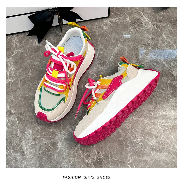 Women Sneakers Luxury Fashion High Top Women Boots Platform Casual Shoes Outdoor Running Shoes for Women Female Ladies Trainers