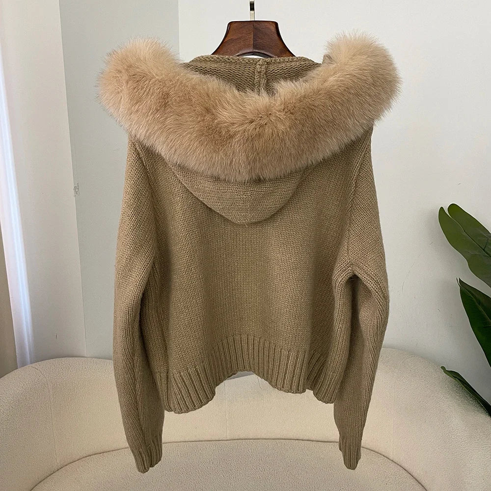 Cardigan cu glugă CN Zhejiang - Mărime M, Greutate >320 g/m²