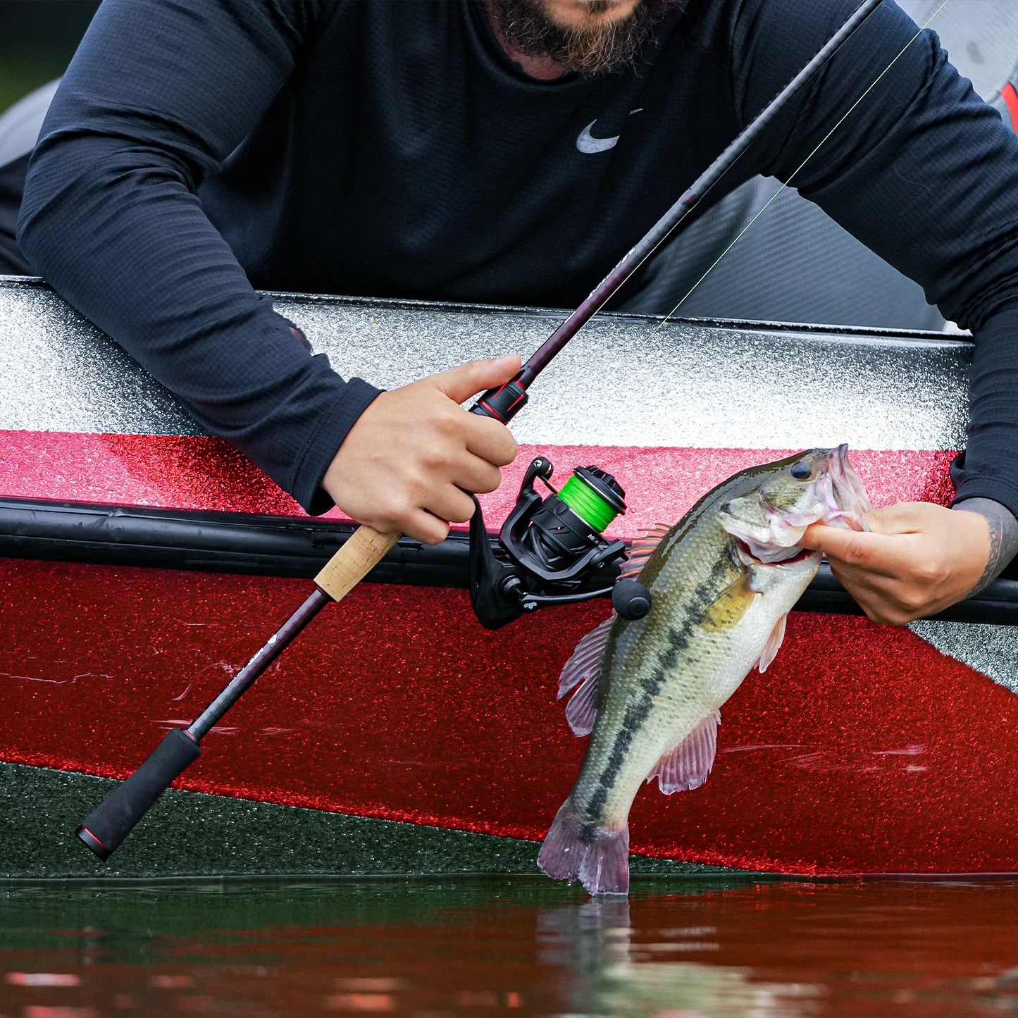 HANDING Magic L Angelrute 1,98-2,44m - Carbon Spinn & Casting Rute für Barsch