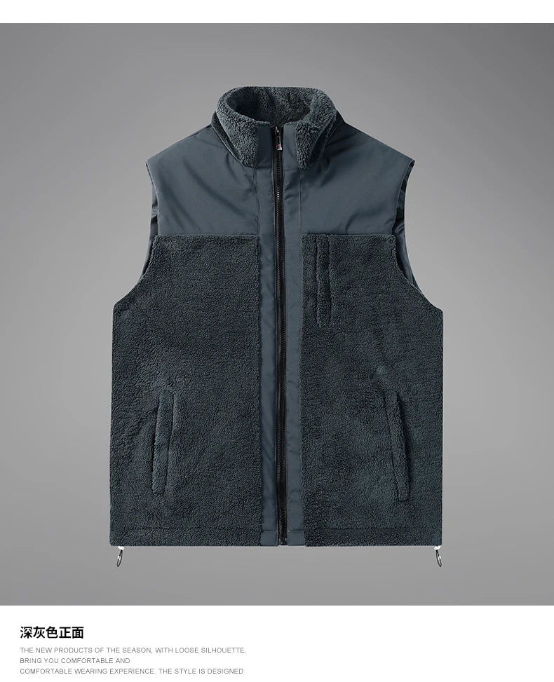 Neue Männer Strickjacke Warm - Fleece, Polyester, L/XL