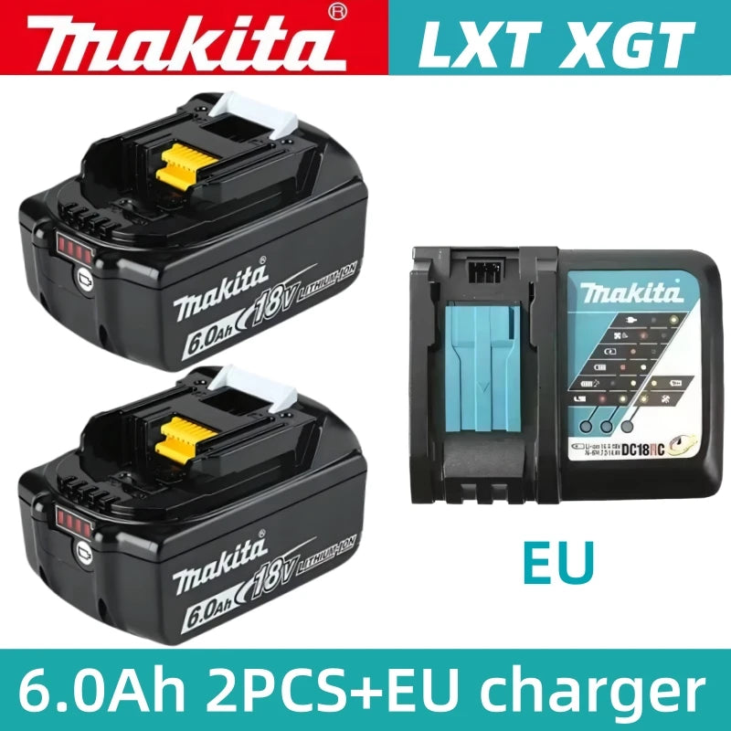 Genuine Makita 18V Battery Rechargeable Battery 6.0Ah/5.0Ah BL1830B BL1840 BL1840B BL1850 BL1850B 18650 LXT400 Power Tool