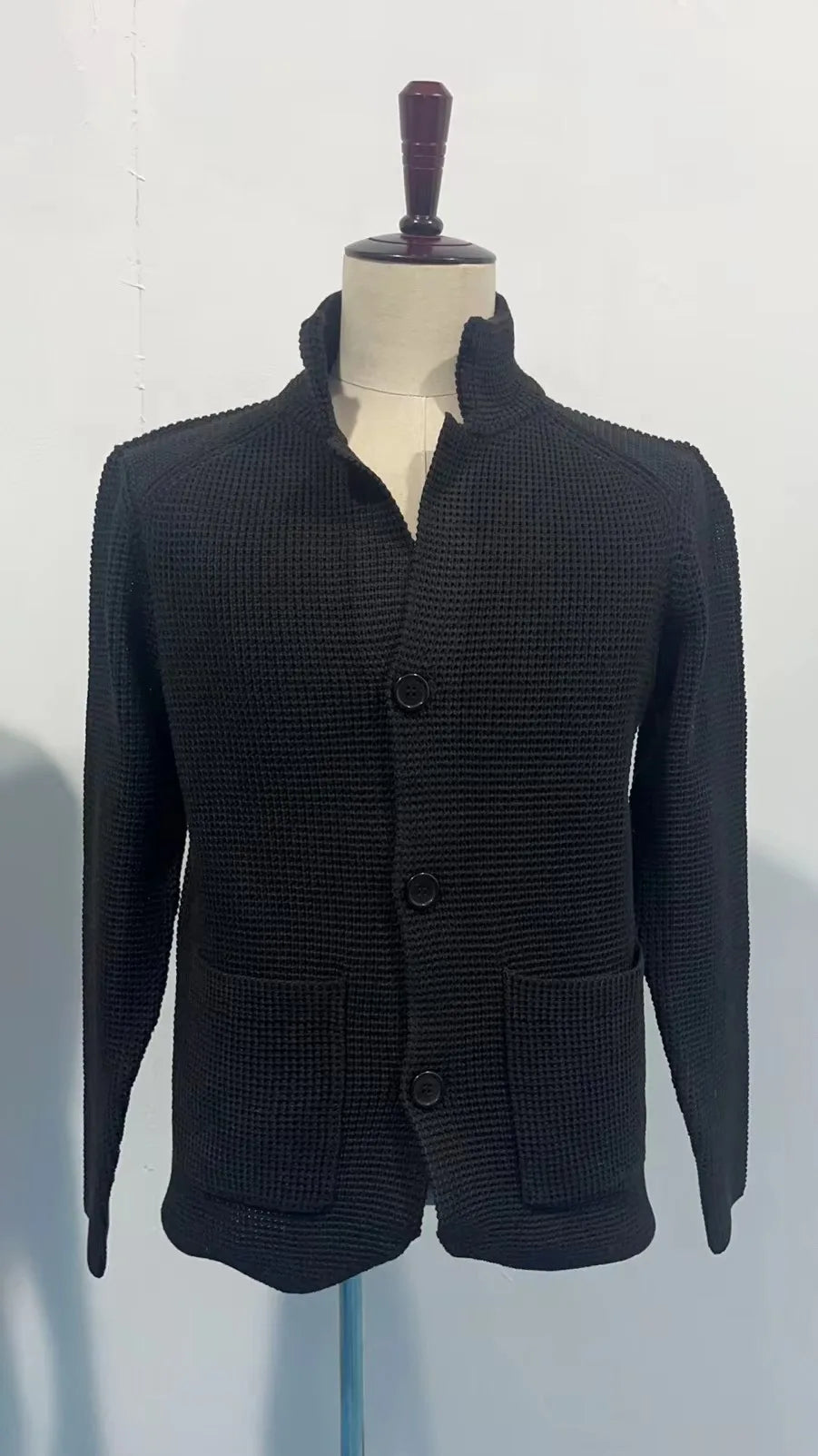 mandylandy Cardigan Stehkragen Slim Fit - Größe M Polyester