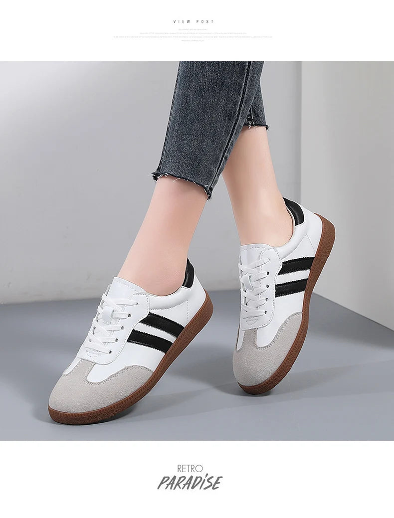 Women Sneakers Fashion Shoes Spring Trend Casual Flats Female New Fashion Comfort White Vulcanized Platform Shoes for Women