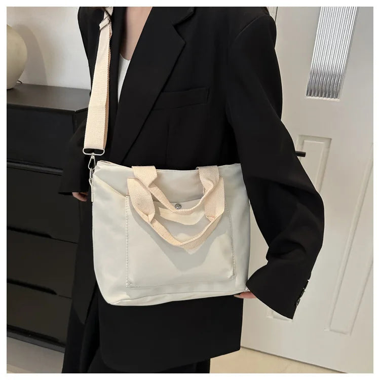 Small Casual Tote Bags Women Shoulder Messenger Bags Korean Canvas Fashion Female Crossbody Bag for Girl 2024 Cloth Handbags