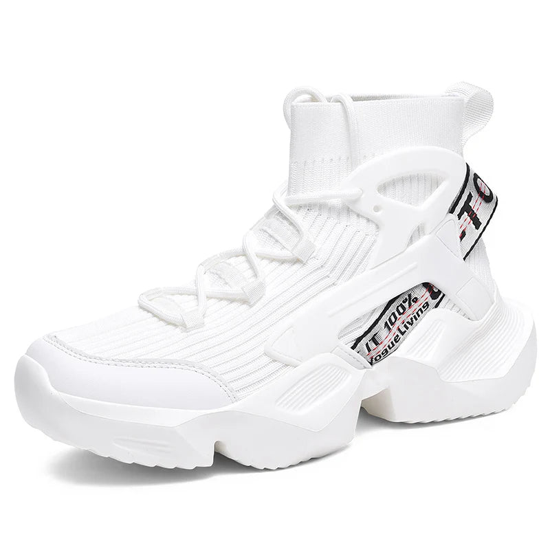 Fashion Men's Sneakers High Street Luxury Shoes Men Sock-like Comfy Sports Shoes Breathable Lightweight All-match Walking Shoes