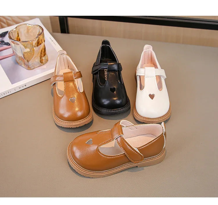 Lina Prinzessin Lederschuhe T-Riemen - Größe 20-27 Weich