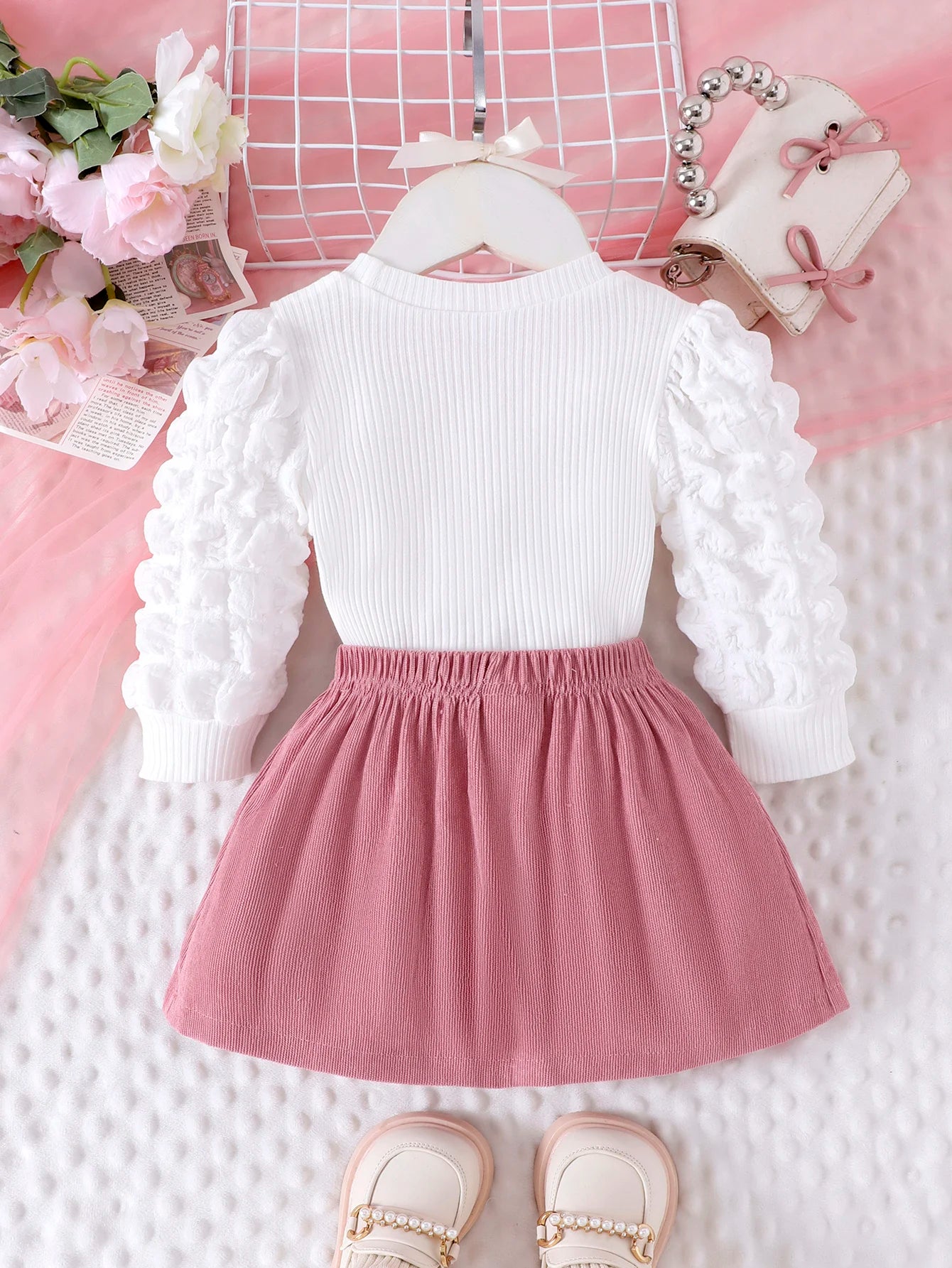Guangdong Mädchen-Set Herztop - Gr. 0-3J Polyester