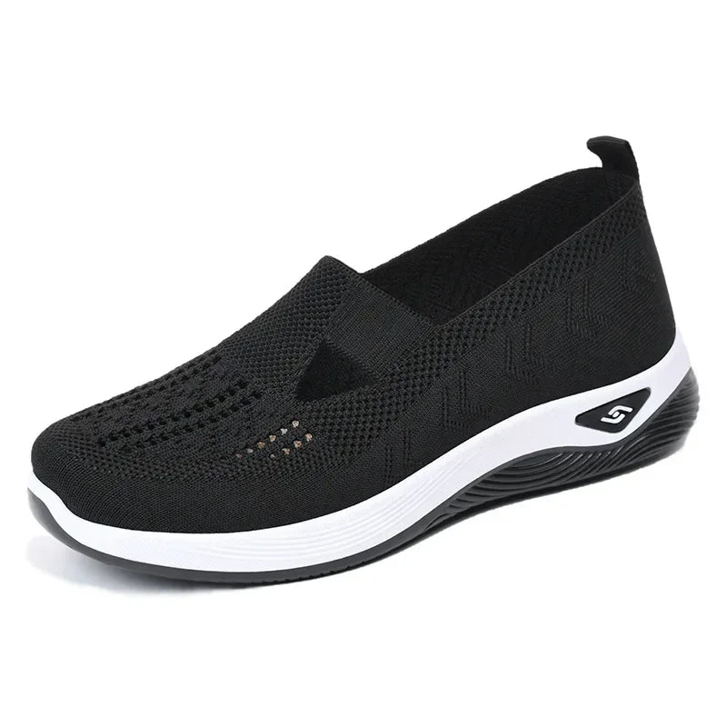 Schuhe Für Frauen Sommer Mode Frauen Cut-out Sneakers Casual Atmungsaktiv Slip On Walking Schuhe Leicht Outdoor Flach Schuhe
