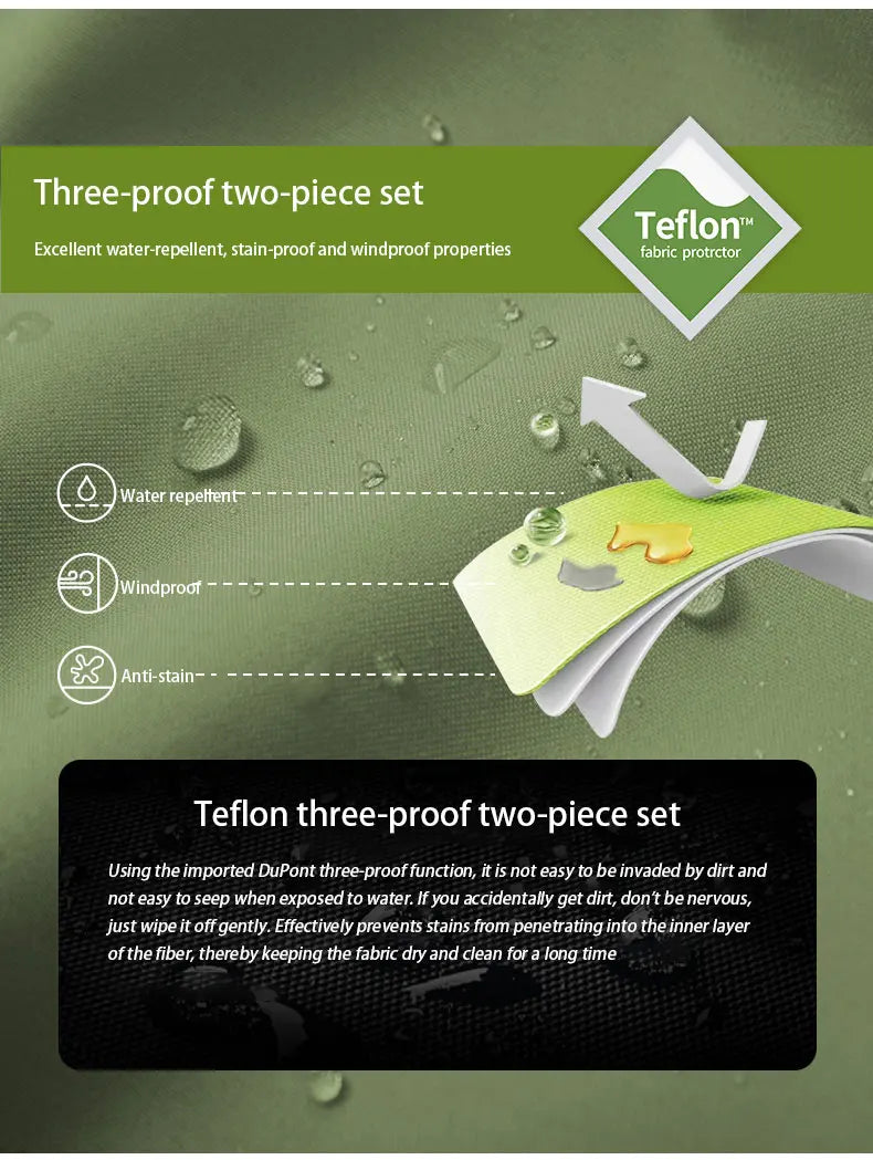 OutdoorPro Wanderjacke Wasserdicht - Unisex 700g S-XXL