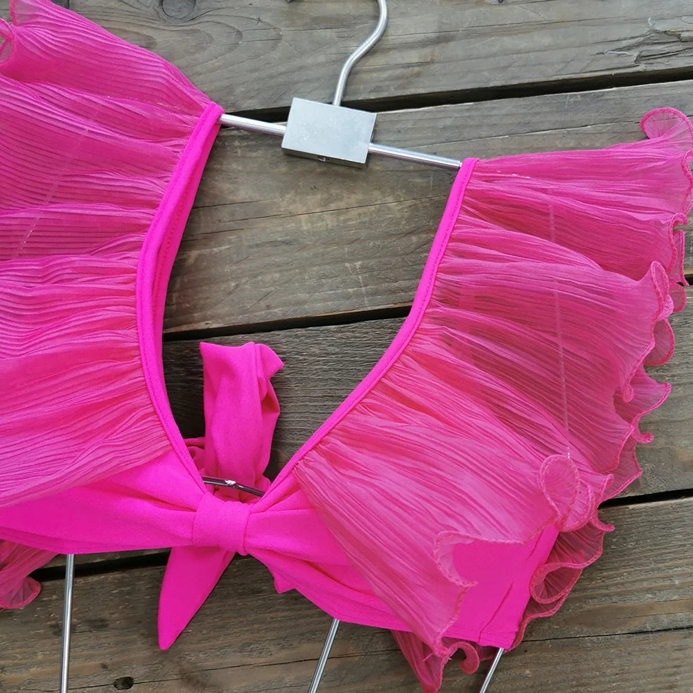 High Waist Schwimmbekleidung Frauen Schwimmanzug 2025 - Ashgaily Elegant Beach Fashion