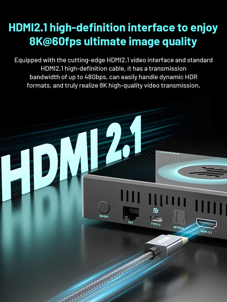 Kinhank K9PRO Android TV 12.0 8K@60FPS - WiFi6 HDR10+