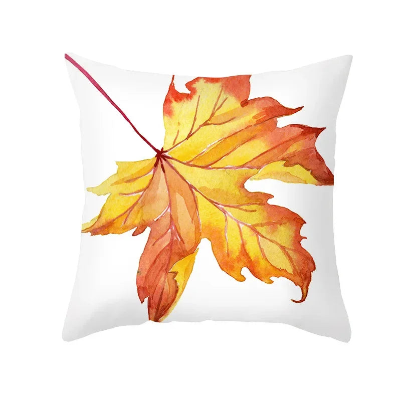 ZhejiangHign Herbst Kürbis Kissenbezug - 45x45 cm Polyester