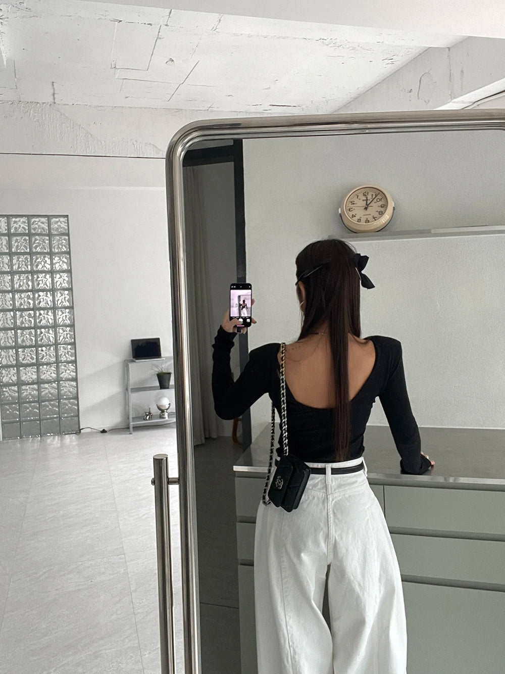 Jeans Spring Summer Long Wide Leg Pant Women High Waist Fashion Casual Korean Style Ladies Trousers Loose Pleated Woman Pants