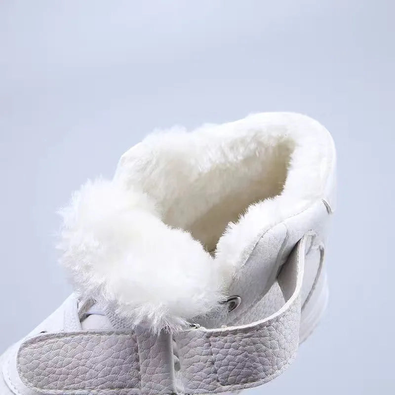 Kinderschuhe 2025: Mom Susy Baby Boy Girl Casual Shoes Child Leather - Sneakers Soft Flat High Waterproof White Black Red Kids Boot Chaussure Enfant Collection