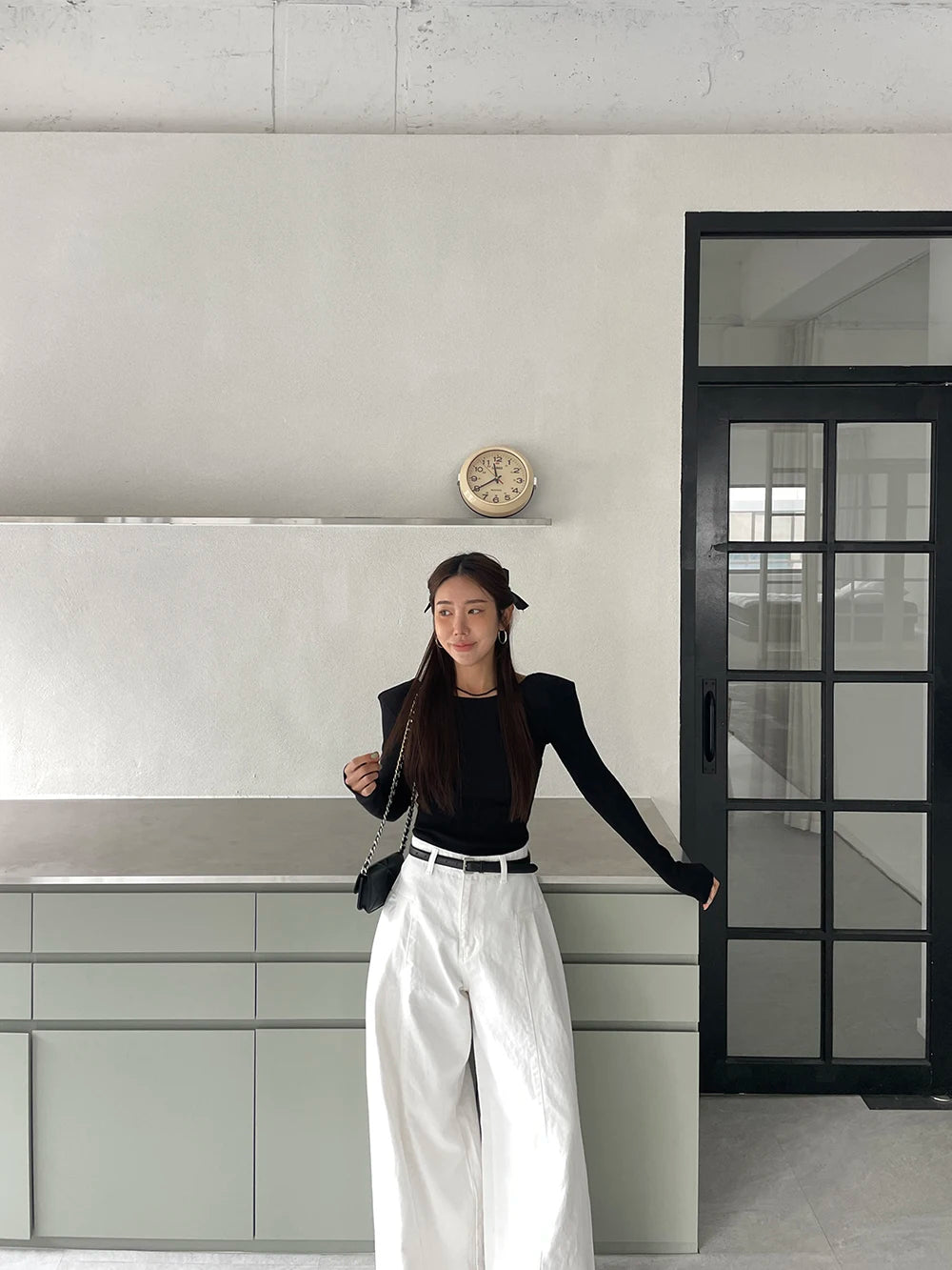 Jeans Spring Summer Long Wide Leg Pant Women High Waist Fashion Casual Korean Style Ladies Trousers Loose Pleated Woman Pants