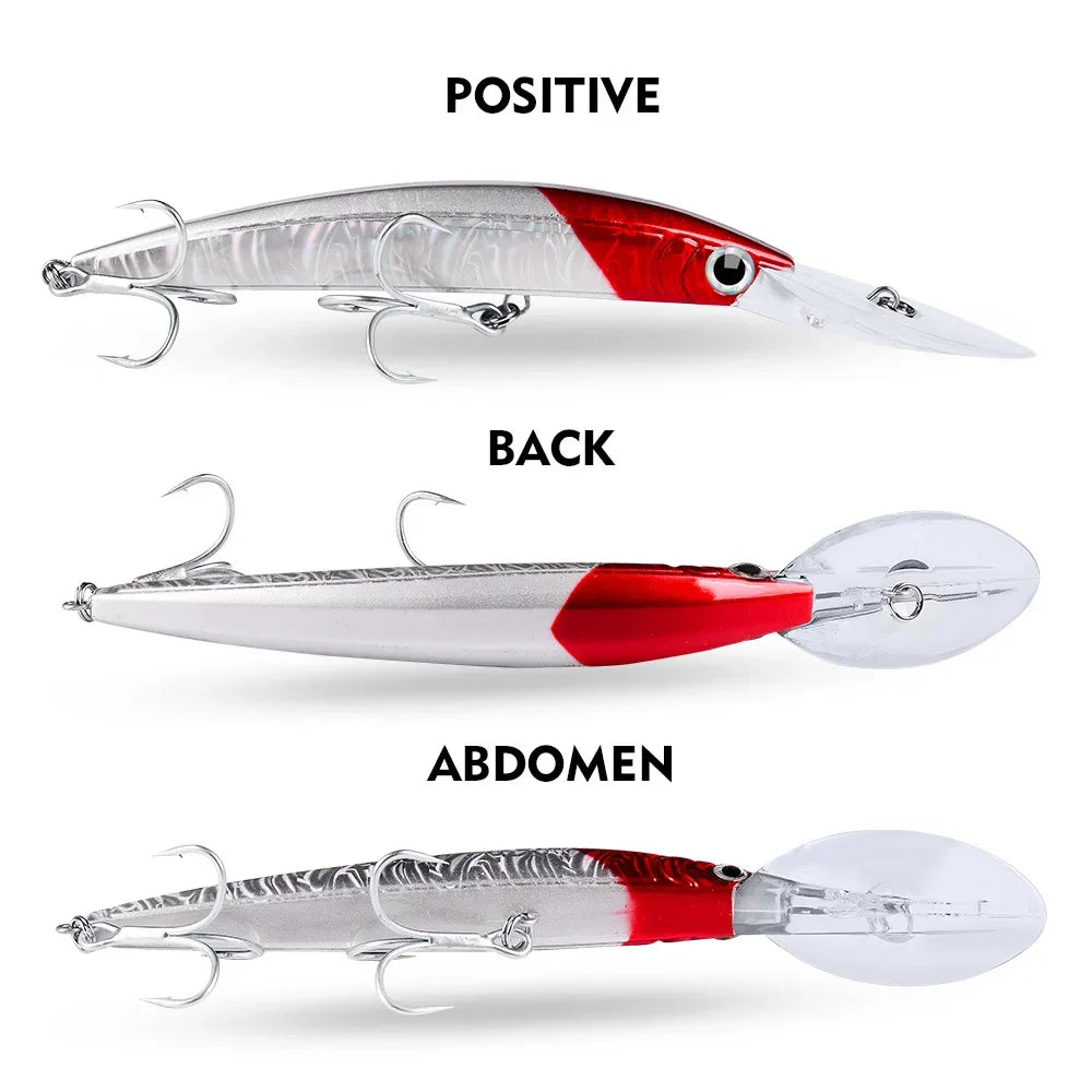 KNCONAN Minnow Köder Tieftaucher - 17cm 27g Kunstköder