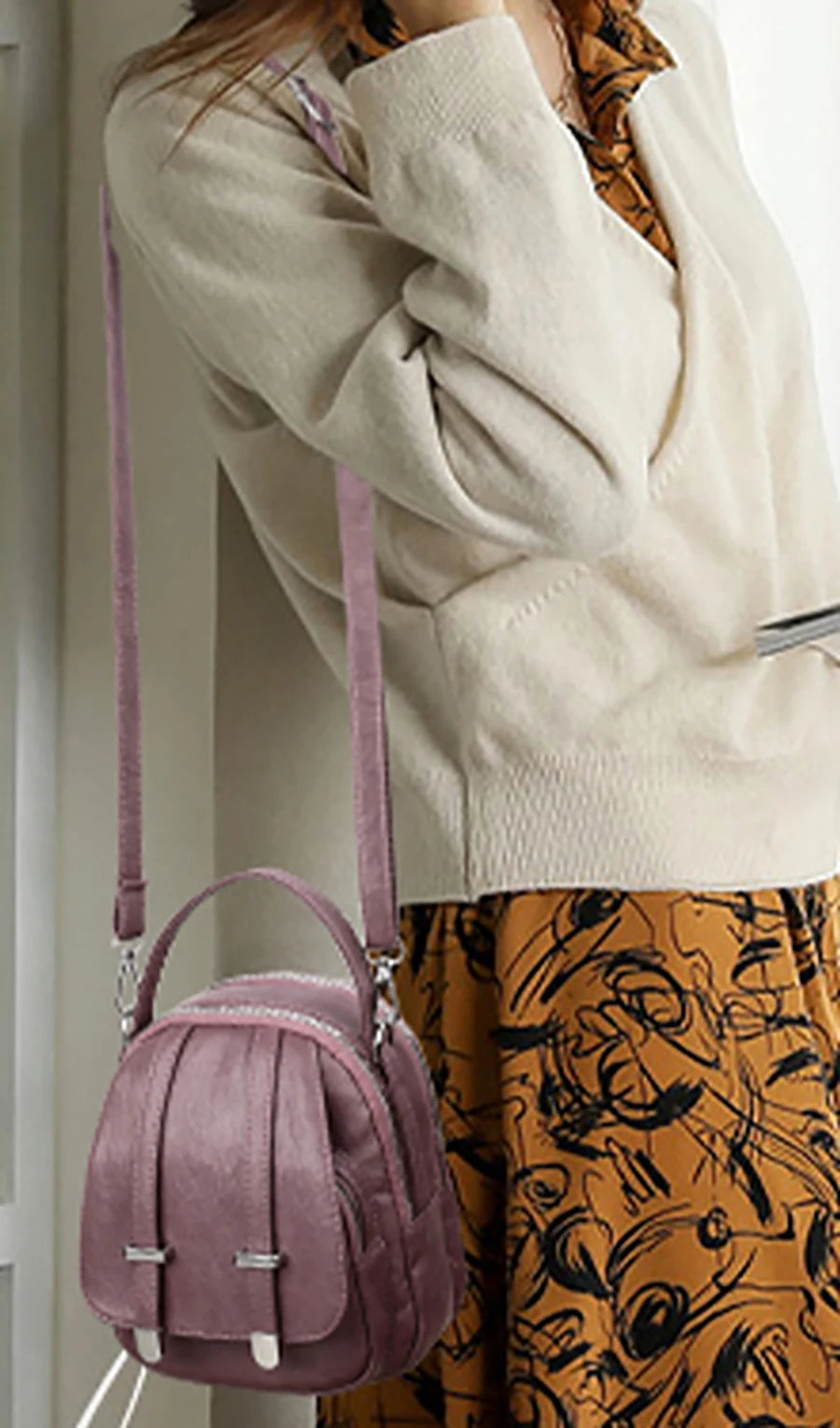 Fashion Multilayer Crossbody Bags For Women 2024 Luxury Designer Brand Leather Shoulder Messenger Bag Ladies Purses and Handbags