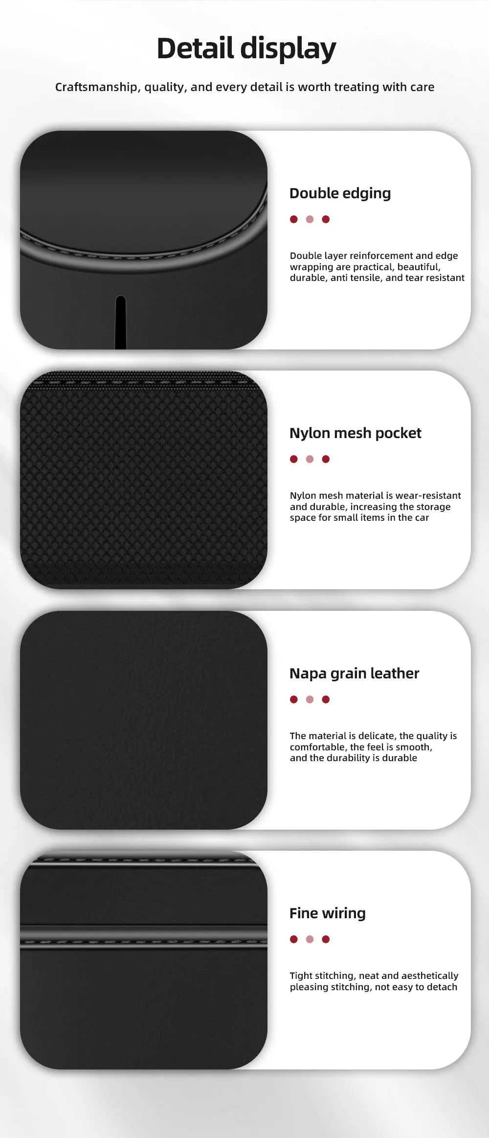 Car Seat Back Hanging Bag