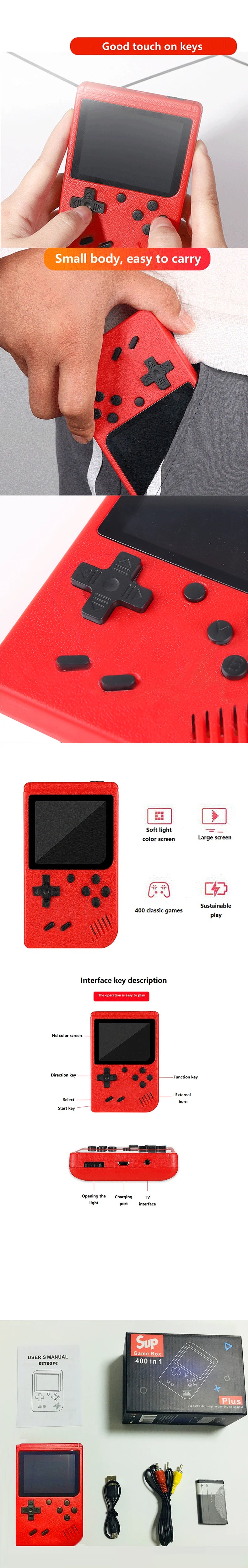 Retro-Spielkonsole 2025: Handheld Classic-Games - Children Gaming Collection
