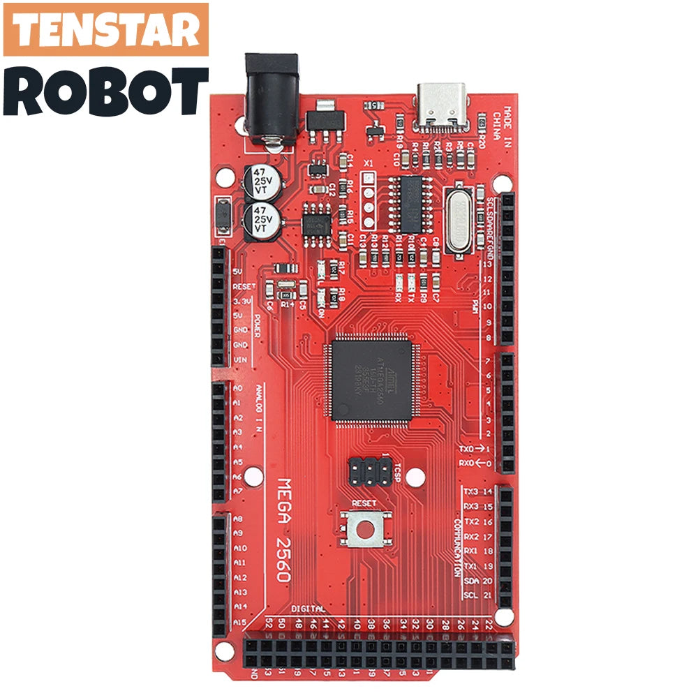 MEGA2560 MEGA 2560 R3 ATmega2560-16AU CH340G AVR Type-C USB Entwicklungsboard für Arduino