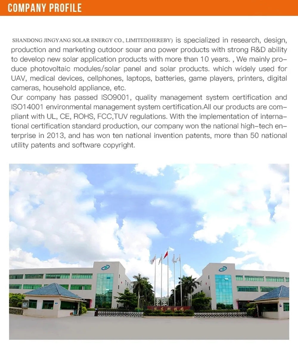 Panou solar 100W 200W 300W 400W 18V Panou fotovoltaic din sticlă rigidă Celulă solară monocristalină pentru încărcător de baterie 12V/24V