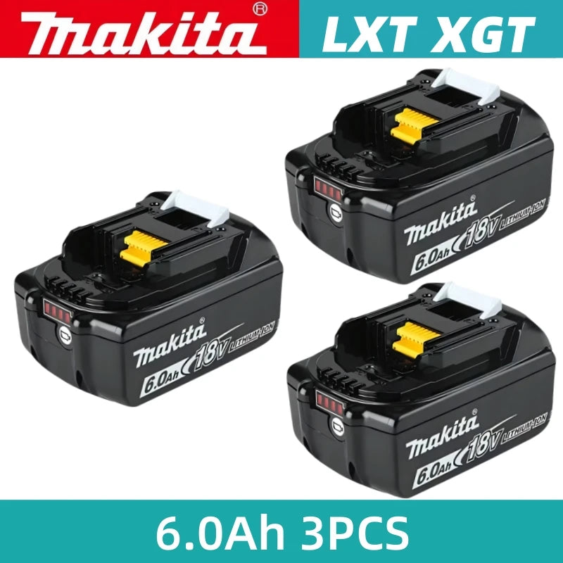Genuine Makita 18V Battery Rechargeable Battery 6.0Ah/5.0Ah BL1830B BL1840 BL1840B BL1850 BL1850B 18650 LXT400 Power Tool
