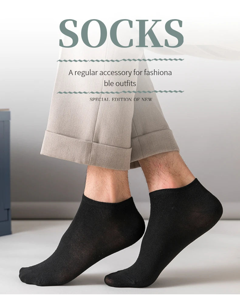 Șosete invizibile OtherCN 05-8, fără talpă - 8 perechi, din poliester