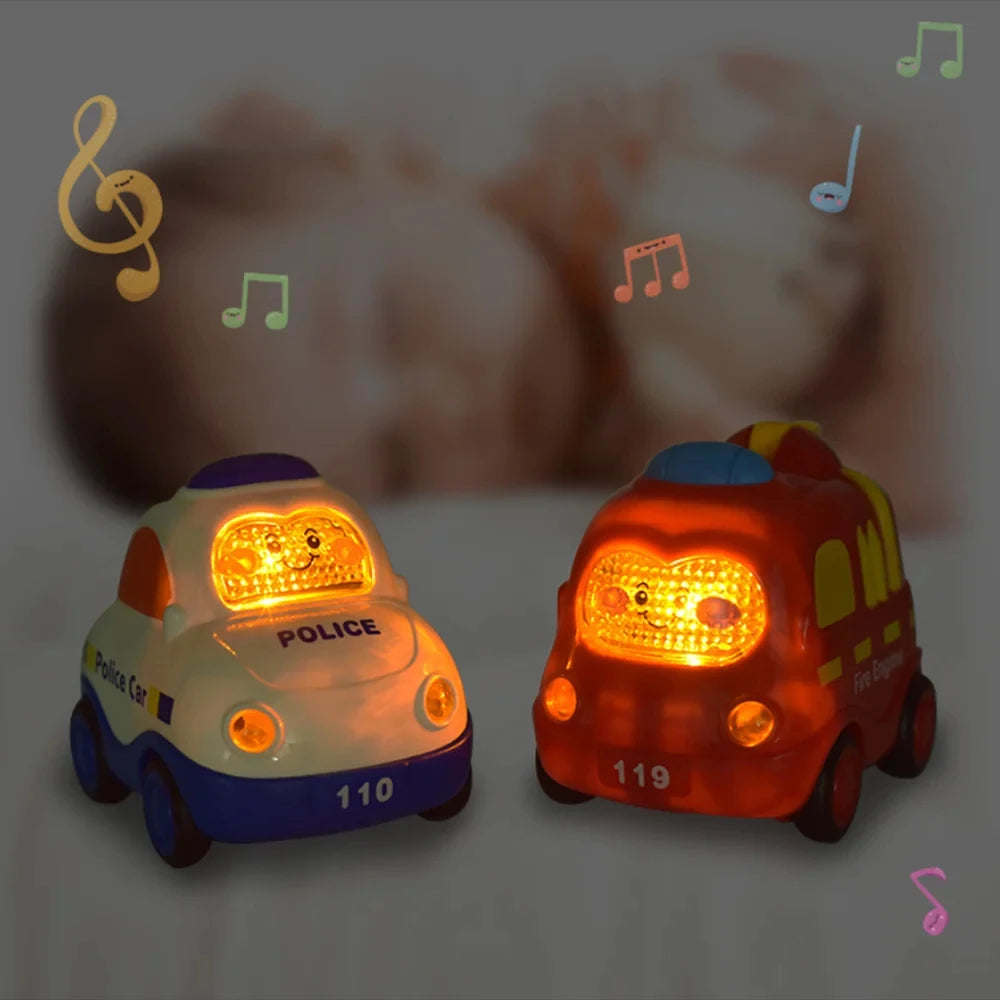 Baby Spielzeug Autos Für Jungen Kinder Elektrische Feuerwehr Taxi Fahrzeug Spielzeug Plastik Rückzieh Autos Kinder 2 Bis 4 Jahre Pädagogisch Spiel