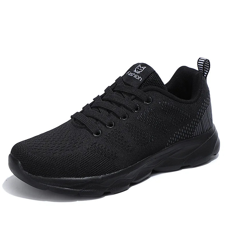 Hot Sneakers Shoes for Women Soft Flat Casual Shoes 2025 Spring Summer Light Breathable Mesh Sneakers Walking New Ladies Shoes
