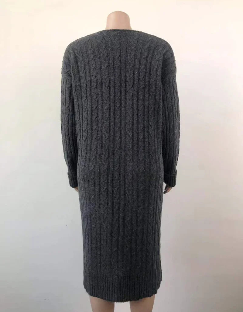 Cardigan lung Yszwdblx - Mărime XL, Bumbac, Greu