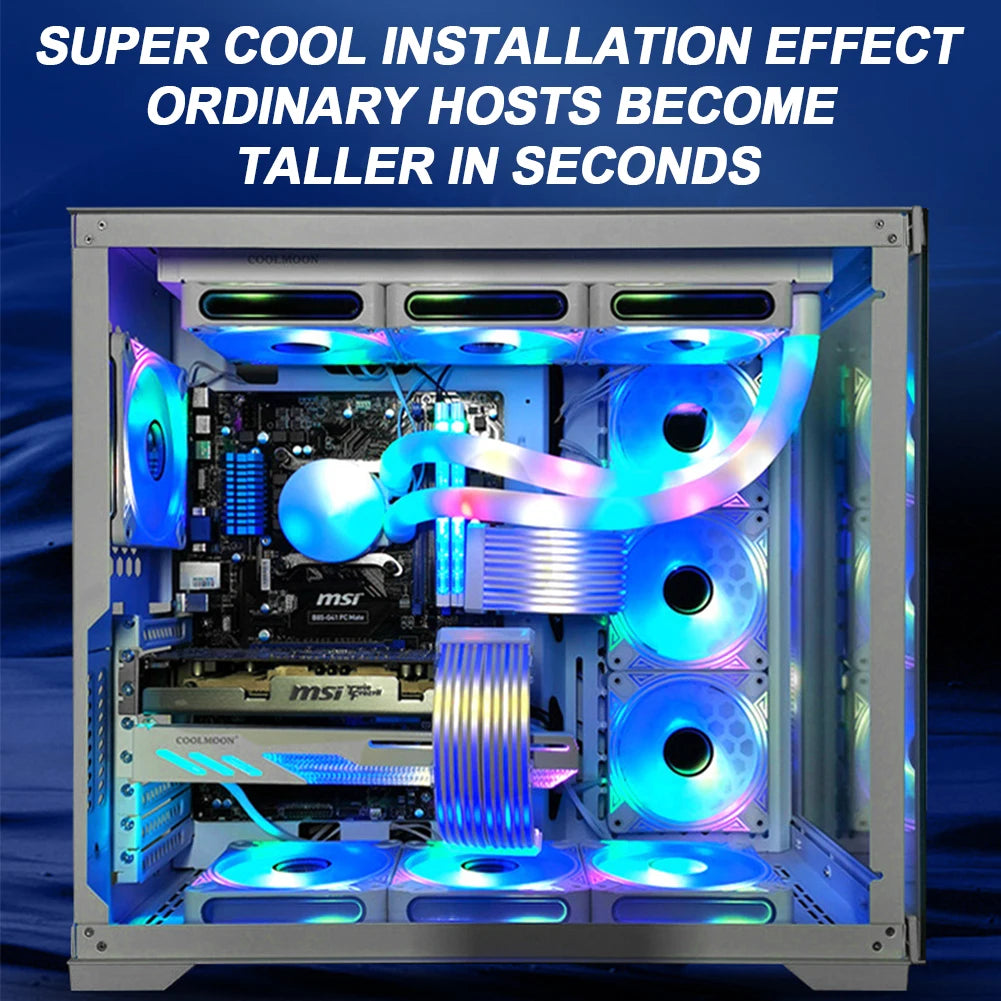 PC RGB LED Strip 2025 - ALLOYSEED 5V 3Pin ARGB Sync - PSU GPU Kabel Extension 6Pin 8Pin 12Pin 16Pin 24Pin