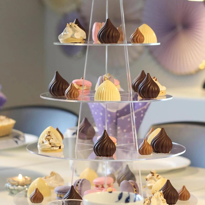 Silicone Pastry Mold 3D French Dessert Mousse Cake Baking Pan Chocolate Candles Soap Fondant Molds DIY Cake Decoration Tools