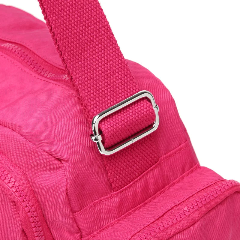 Waterproof Crossbody Bag for Women - Stylish Multi-Pocket Casual Shoulder Bag for Travel - Lightweight Canvas Messenger Bag