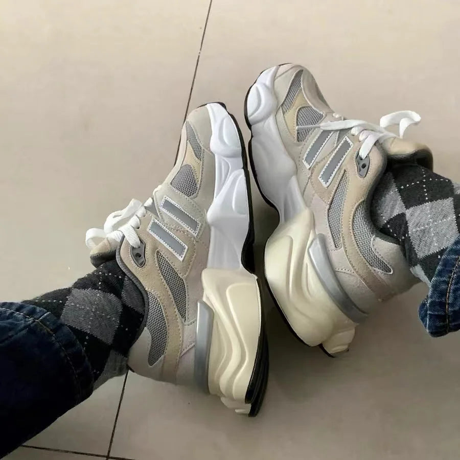 Women Sneakers 2023 Plus Size 41 42 Brand Design Women's Vulcanized Shoes Pink Girls Sports Shoes Fashion Chunky Sneakers Female