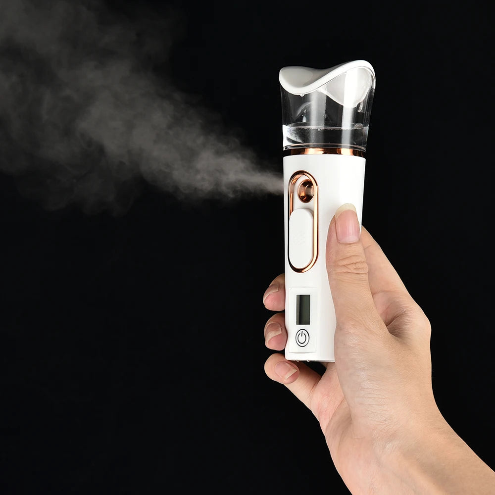 Beauty-Vernebler 2025: Handheld-Nano Mini-Moisturizing - LED Display Collection