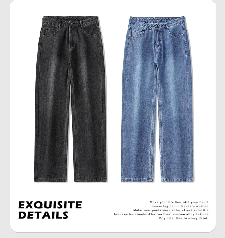Guangdong Jeans Lockere Passform - 100% Baumwolle Weit