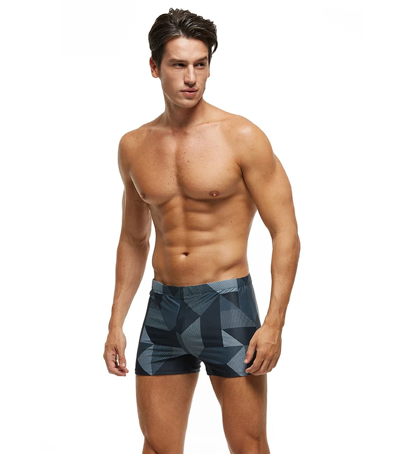 Herren Schwimmbekleidung 2025 - ESCATCH Plus-Size Fashion Elastische Schwimmhose