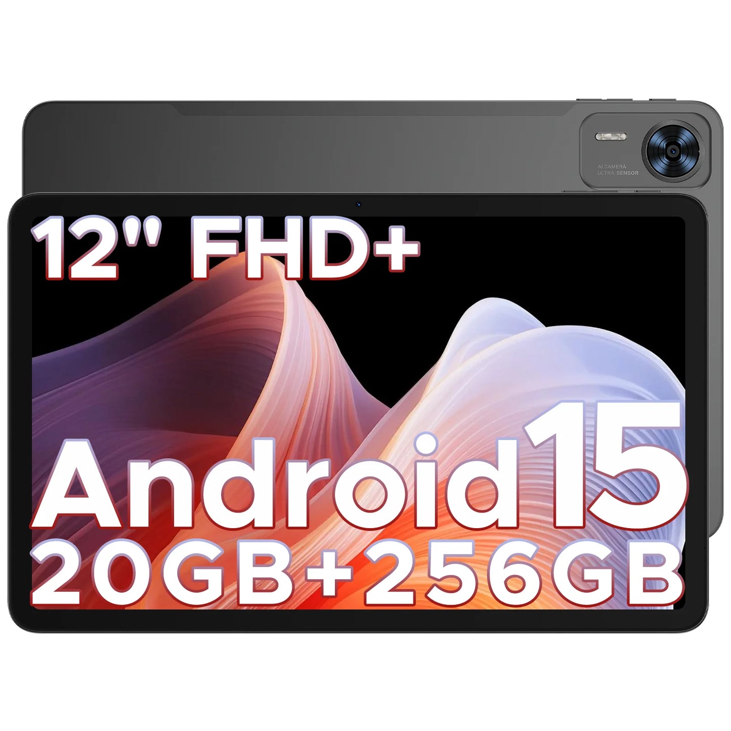 DOOGEE T36 Android 15 Tablet - 32 GB RAM, 2,2 GHz Octa-Core, 12 Zoll Display