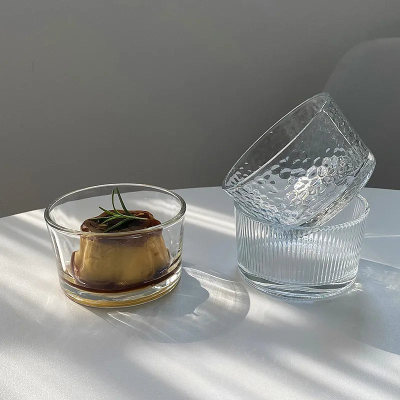 YWDL Mini Glas Schalen Set Eco Freundlich - 2/4 Stk 250ml